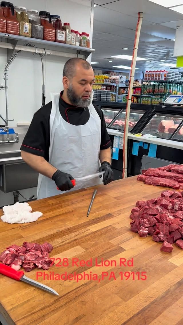Reel: kebabs prepared in the kitchen.